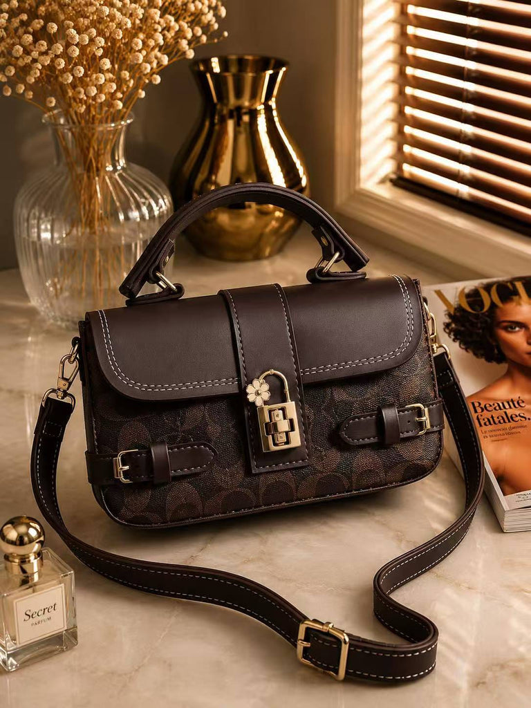 Coach Bag | Girls Cross Body Bag | Premium Small Shoulder Bag with Long Strap | Stylish Printed Sling Purse