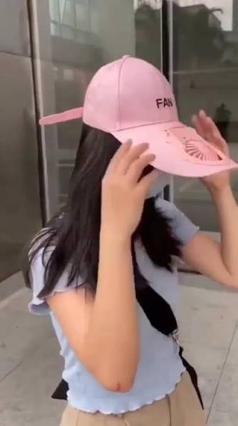 Solar Powered Cooling Cap Fan | Hands-Free Rechargeable Sun Hat Fan for Outdoor Use