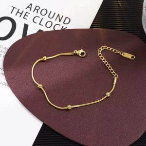 Stainless Steel Ball Beads Bracelet for Women | Elegant Jewelry