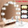 LED Vanity Mirror Bulb Lights – Hollywood Makeup Mirror Lighting Kit (10 Pcs Set, Adjustable Brightness) Mirror Light, Vanity Light