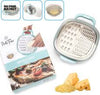 4-in-1 Multifunctional Vegetable Cutter | Slice, Grate, Peel & Chop Kitchen Tool
