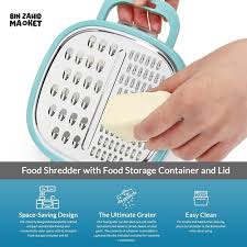 4-in-1 Multifunctional Vegetable Cutter | Slice, Grate, Peel & Chop Kitchen Tool