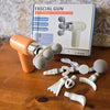 9-in-1 Three-Headed Fascia Gun Massager | Deep Tissue Muscle Massage Gun | USB Rechargeable