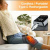 Premium Heated Knee & Leg Vibration Massager – Electric Heating Therapy Wrap for Knee, Elbow & Leg | Pain Relief & Muscle Relaxation | Rechargeable Physiotherapy Massager