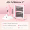 DIY Eyelash Extension Cluster Kit | Lash Bond, Seal, Remover & Tweezers Set