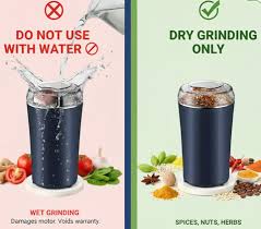 One-Touch Electric Grinder | Portable Coffee, Spice & Nut Grinder