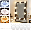 LED Vanity Mirror Bulb Lights – Hollywood Makeup Mirror Lighting Kit (10 Pcs Set, Adjustable Brightness) Mirror Light, Vanity Light
