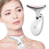 Face & Neck Massager |7 Color LED Face Massager |  LED Facial Massager | Skin Tightening Device | Anti Aging Massager | Facial Beauty Device | Neck Lifting Massager | LED Skin Care Tool | Wrinkle Remover | Beauty Massager | Home Spa Device | Face Sculptin