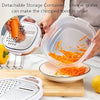4-in-1 Multifunctional Vegetable Cutter | Slice, Grate, Peel & Chop Kitchen Tool