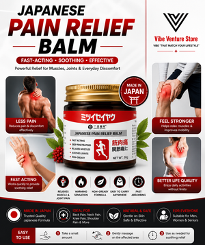 Japanese Pain Relief Balm | Fast-Acting Soothing Balm for Muscle & Joint Comfort