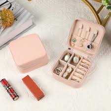Multi-Layer Jewellery Organizer Box with Mirror | Portable Jewelry Storage Case for Rings, Earrings, Necklaces & Bracelets
