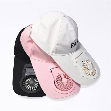 Solar Powered Cooling Cap Fan | Hands-Free Rechargeable Sun Hat Fan for Outdoor Use