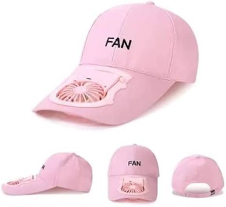 Solar Powered Cooling Cap Fan | Hands-Free Rechargeable Sun Hat Fan for Outdoor Use