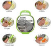 4-in-1 Multifunctional Vegetable Cutter | Slice, Grate, Peel & Chop Kitchen Tool