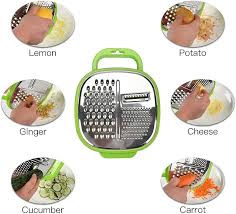 4-in-1 Multifunctional Vegetable Cutter | Slice, Grate, Peel & Chop Kitchen Tool