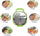 4-in-1 Multifunctional Vegetable Cutter | Slice, Grate, Peel & Chop Kitchen Tool
