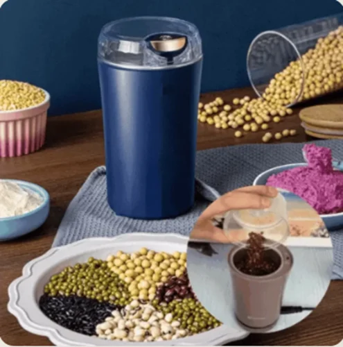 One-Touch Electric Grinder | Portable Coffee, Spice & Nut Grinder